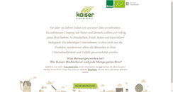 Desktop Screenshot of ihre-bio-baeckerei.de